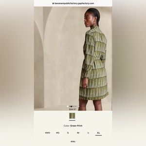 Banana Republic Factory Split-neck Knee-length Dress